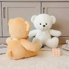 Plush Teddy Bear Pair 2 Feet Soft Gift Set