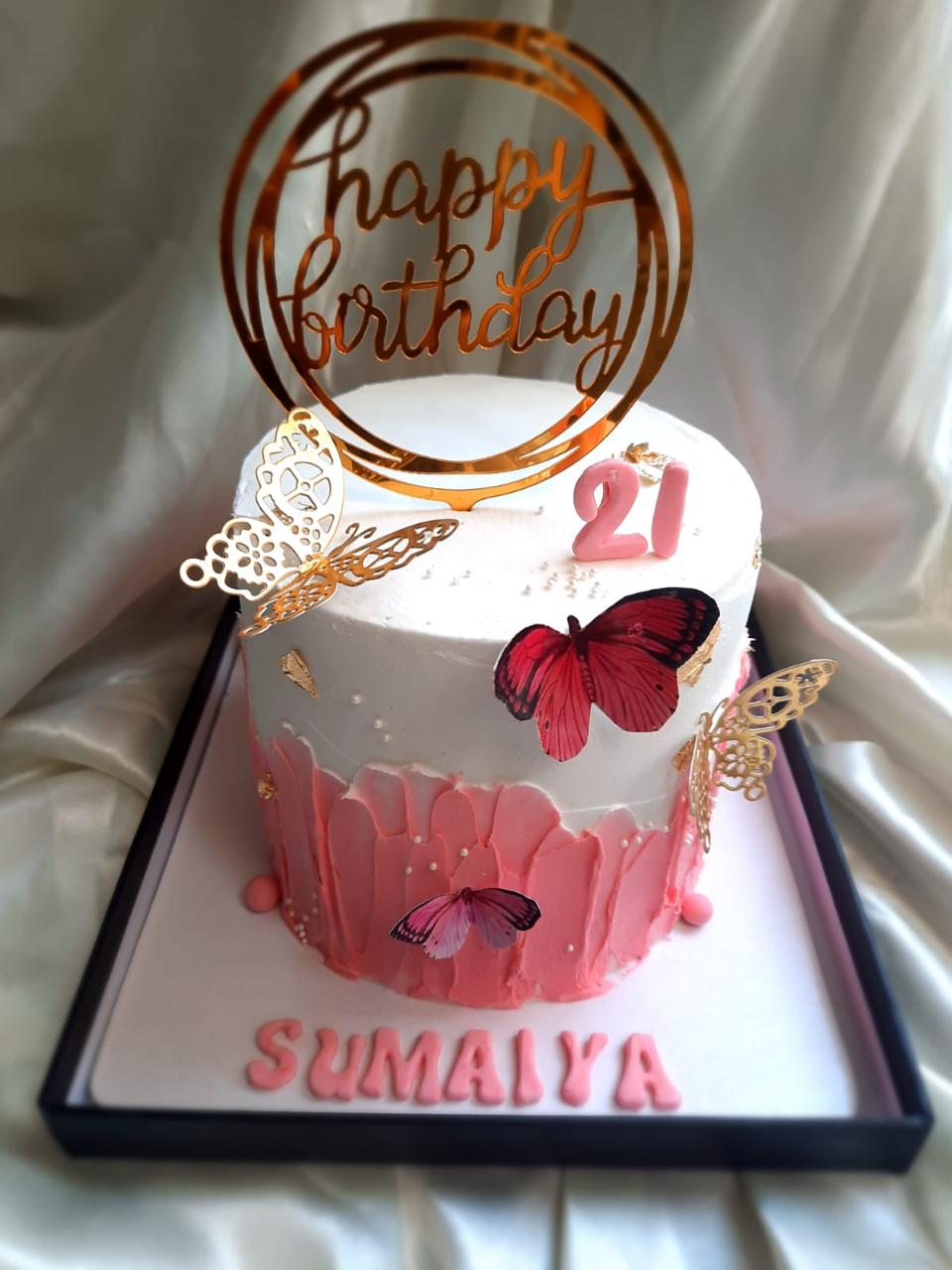 Butterfly Bliss Birthday Cake