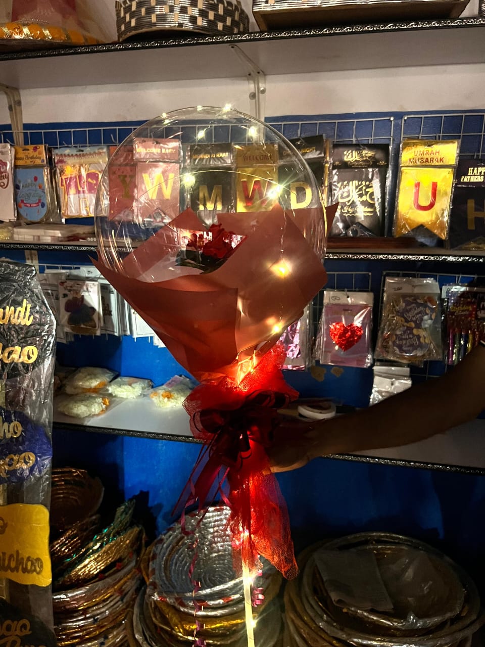 Luxury Teddy Flower Box with Chocolates Combo