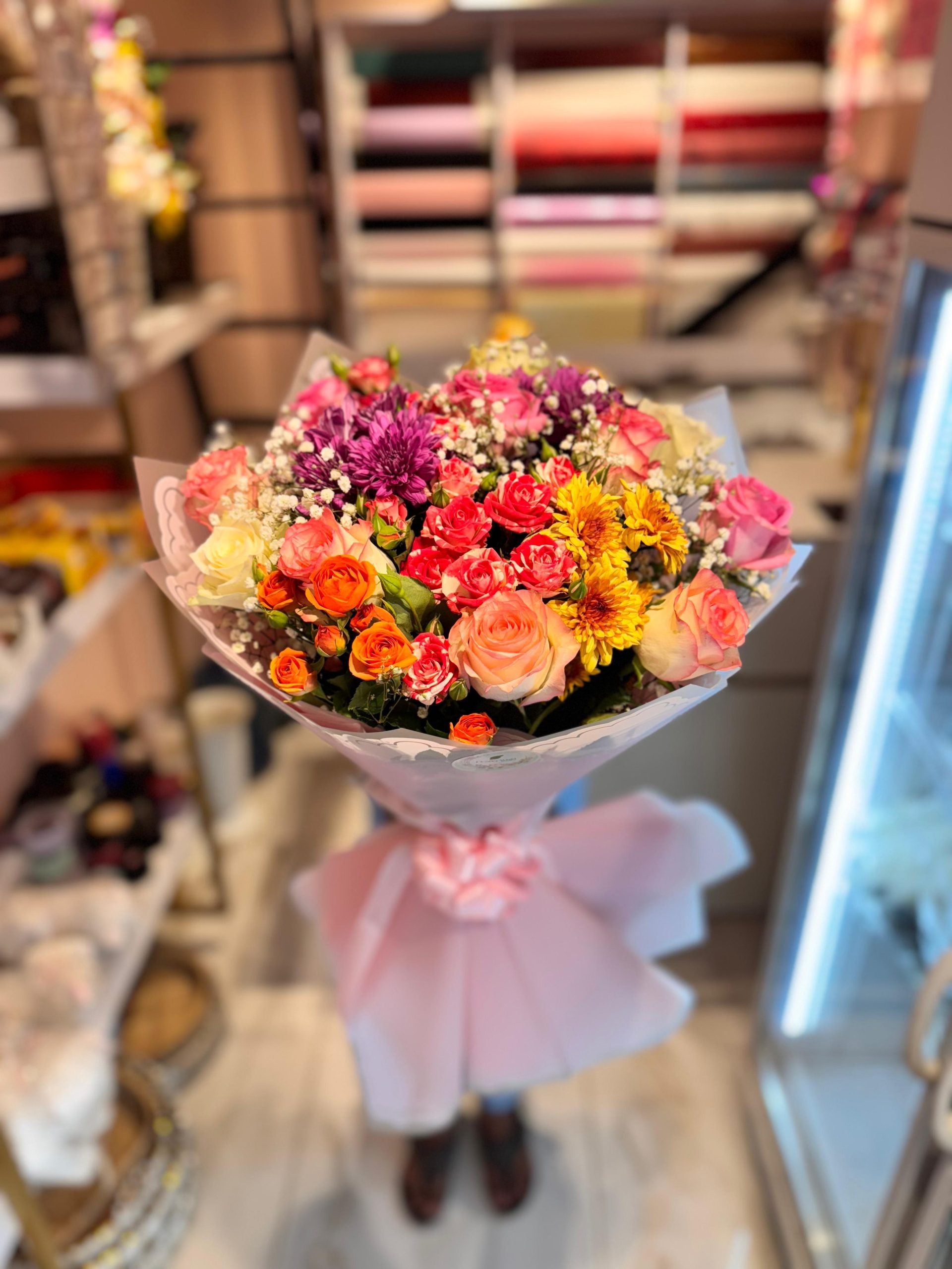 Premium Mixed Flowers Bouquet