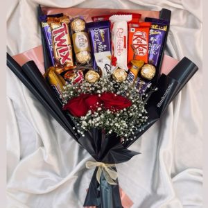 Imported Flower & Chocolate Bouquet